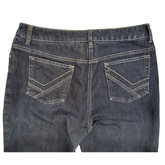 Jones New York Womens Sz 6/32 Signature Dark Wash Stretch  Jeans - Picture 4 of 8